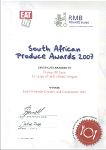 South African Produce Award