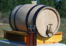 Balsamic Vinegars Barrel with 250ml bottles